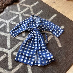 COS SHIRT DRESS GINGHAM SEERSUCKER SIZE 10